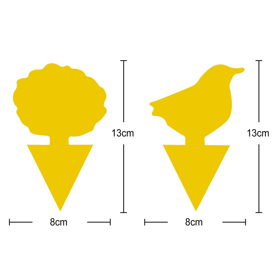 12 Pack Non-Toxic and Odorless Sticky Fruit Fly Trap for Indoor and Outdoor