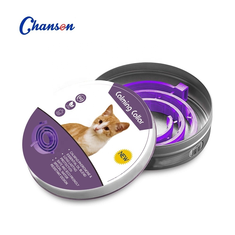 Wholesale manufacturer chanson adjustable dog cat calming collar