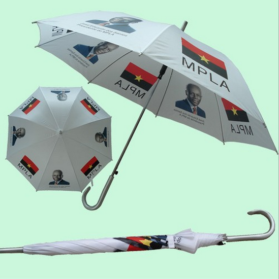 China supplier hot selling promotion umbrella auto open 24'' straight umbrella 190T advertising umbrella