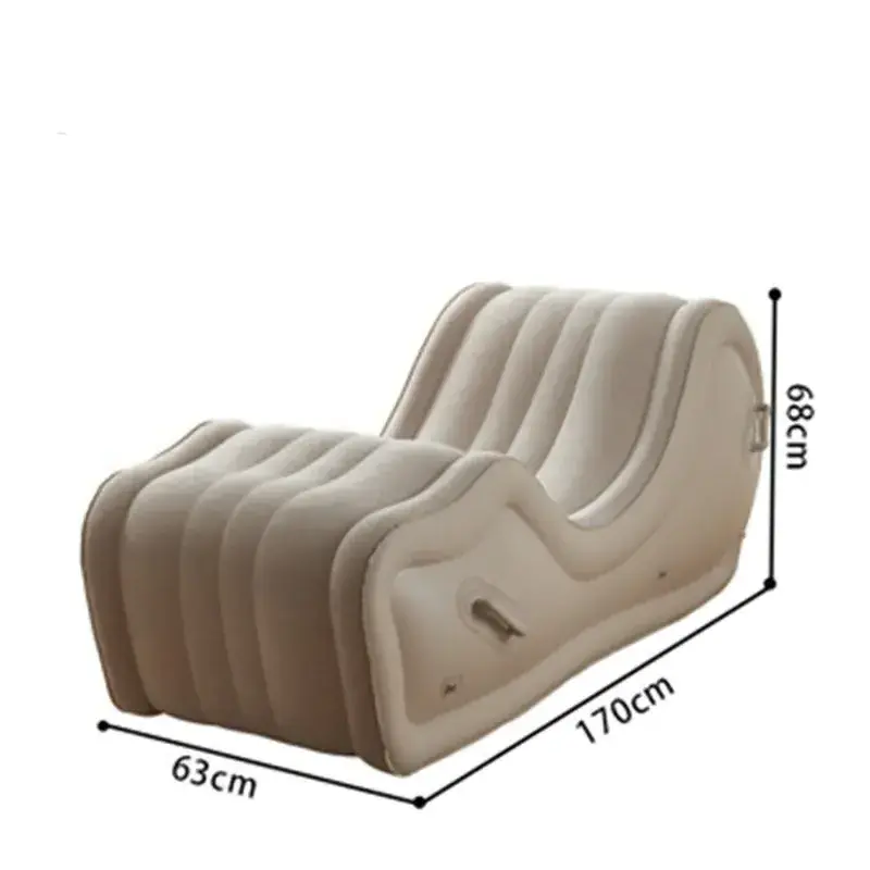 Modern Inflatable Big Sofa Beds Portable Folding Lounge Chair With Arm For Travel Camping Beach Outdoor Garden Furniture