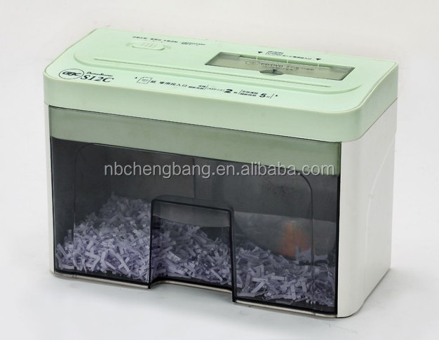 desktop electric micro cross cut paper shredder for 2 pcs paper and document home and office