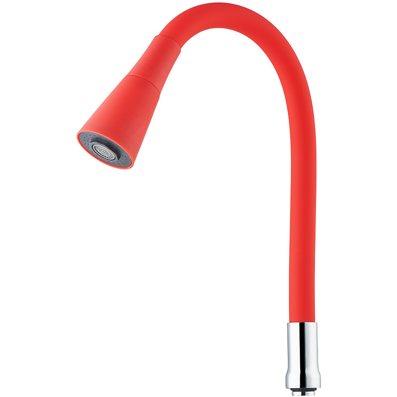 ABS colorful PVC Kitchen sink Faucet flexible Hose water tap 360 Degree Rotatable