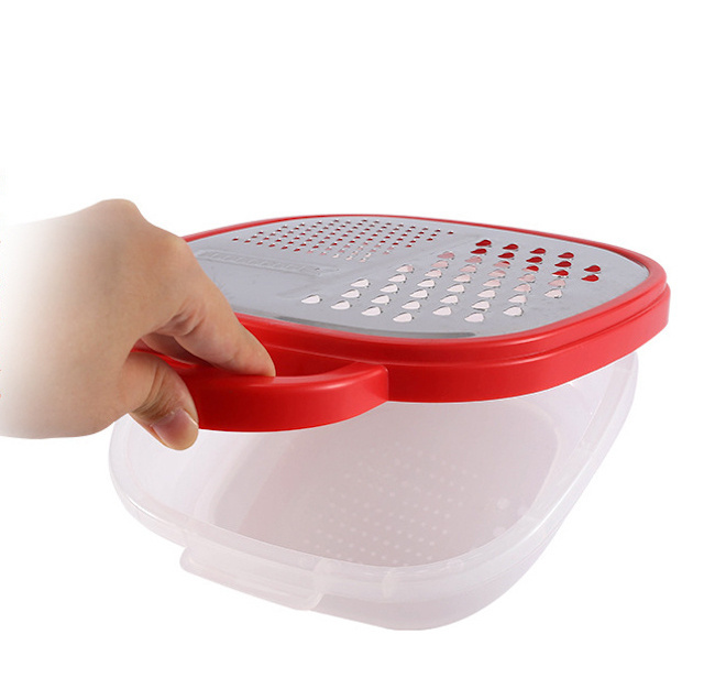 Vegetable Grater Stainless Steel Kitchen Stainless Steel Kitchen Gadget Fruit Vegetable Tools Grater Container Garlic Grater