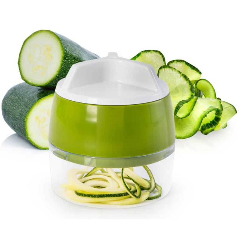 Kitchen Accessories Manual 3 in 1 Spiral Vegetable Slicer Shredder Mini Multi-function Vegetable Cutter