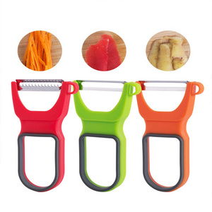 Multi-function Kitchen Accessories Knife Set Gadgets Potato Carrot Grater Planing Fruit Vegetable Peeler Cutter 3 PCS SET