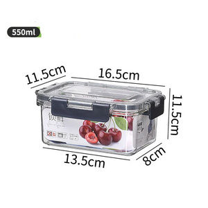 Chicheng Factory Directly Sells Newly Designed Kitchen Food Preservation Box with Four Sides Locking and Watertight Lunch Box