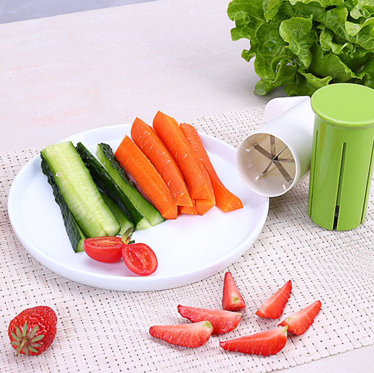 Top Seller Cucumber Quarter Cutter 2020 Fruit Cutting For Kitchen Multi Tools Vegetables Cutter