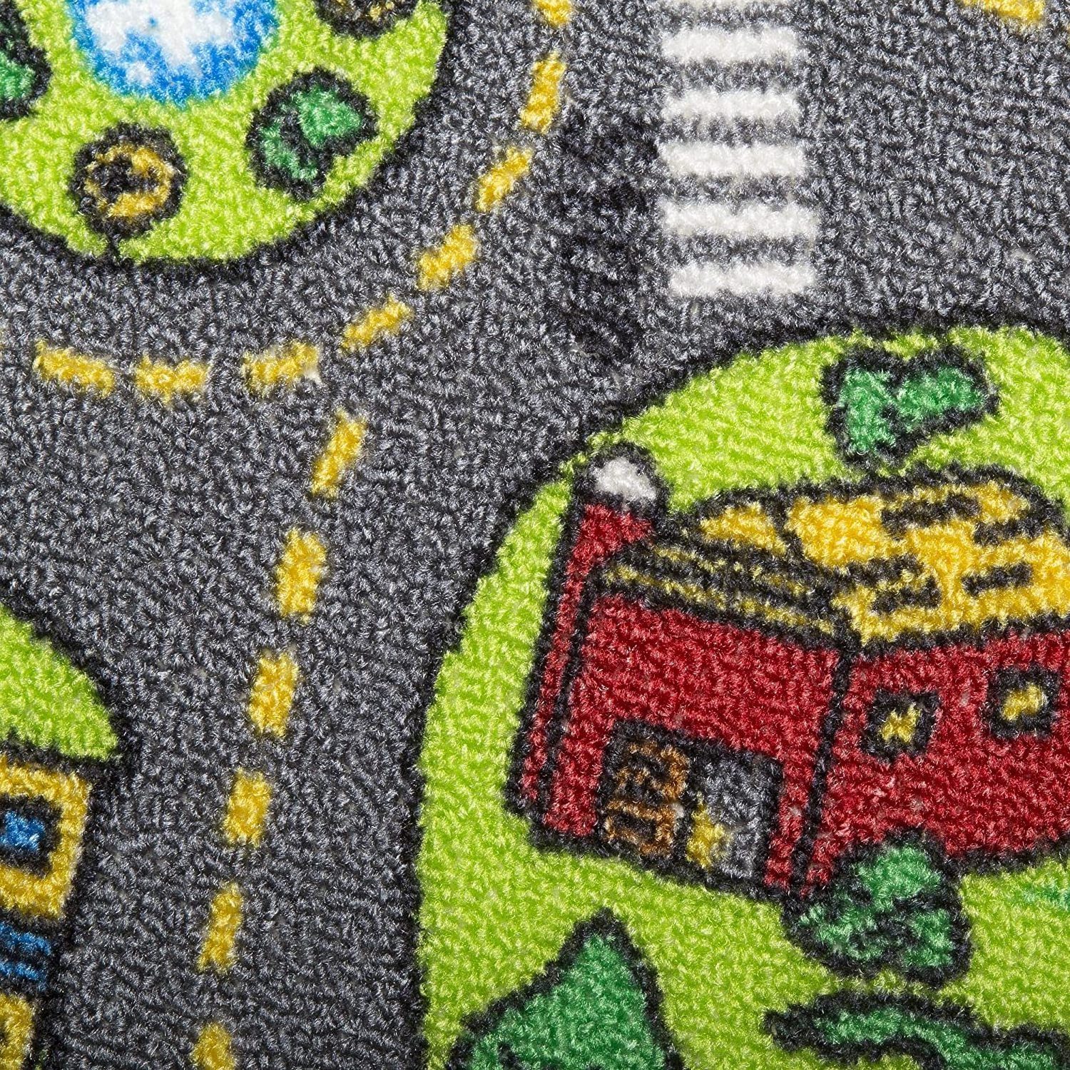 Kids Carpet Playmat Rug City Life Great for Playing with Cars and Toys