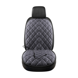 2024Universal 12V Heated Car Seat Cushion  /Cushion Driver Electric Heated Seat /Cushion with Full Back Support