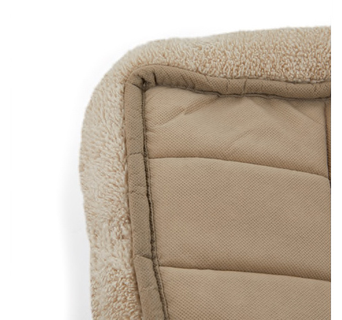 Advanced Custom Ultra Soft Reversible Fleece Crate Bed Mat Faux-sherpa Padded Bolster Dog Crate