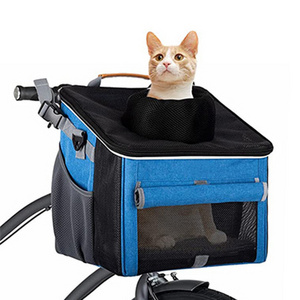 New Arrivals Large Capacity Pet Carrier Bag Cat Travel Bag Breathable Outdoor Pet Basket for Bike