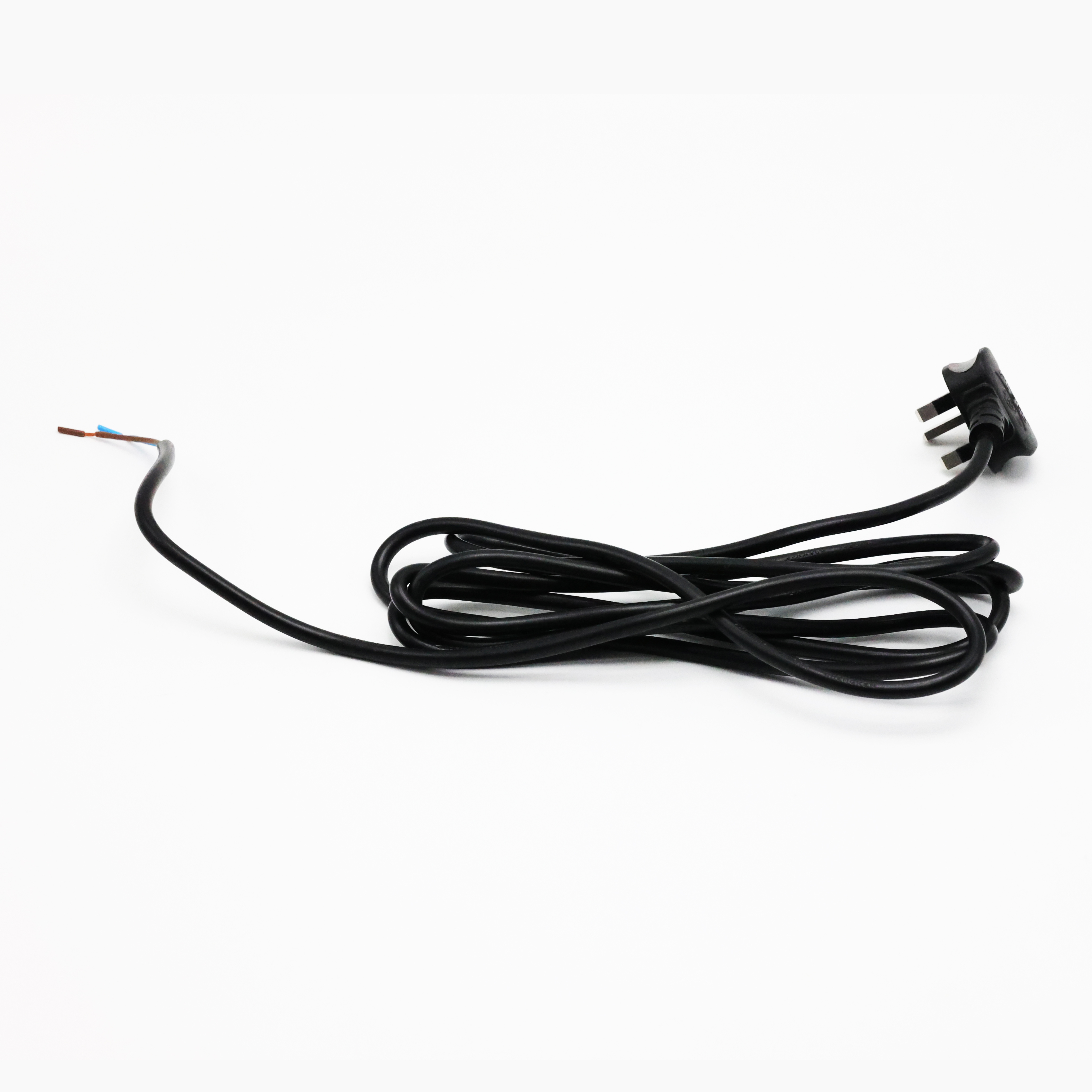 Copper 3 pin uk plug pc laptop computer monitor ac power cord cable for hair dryer power cable