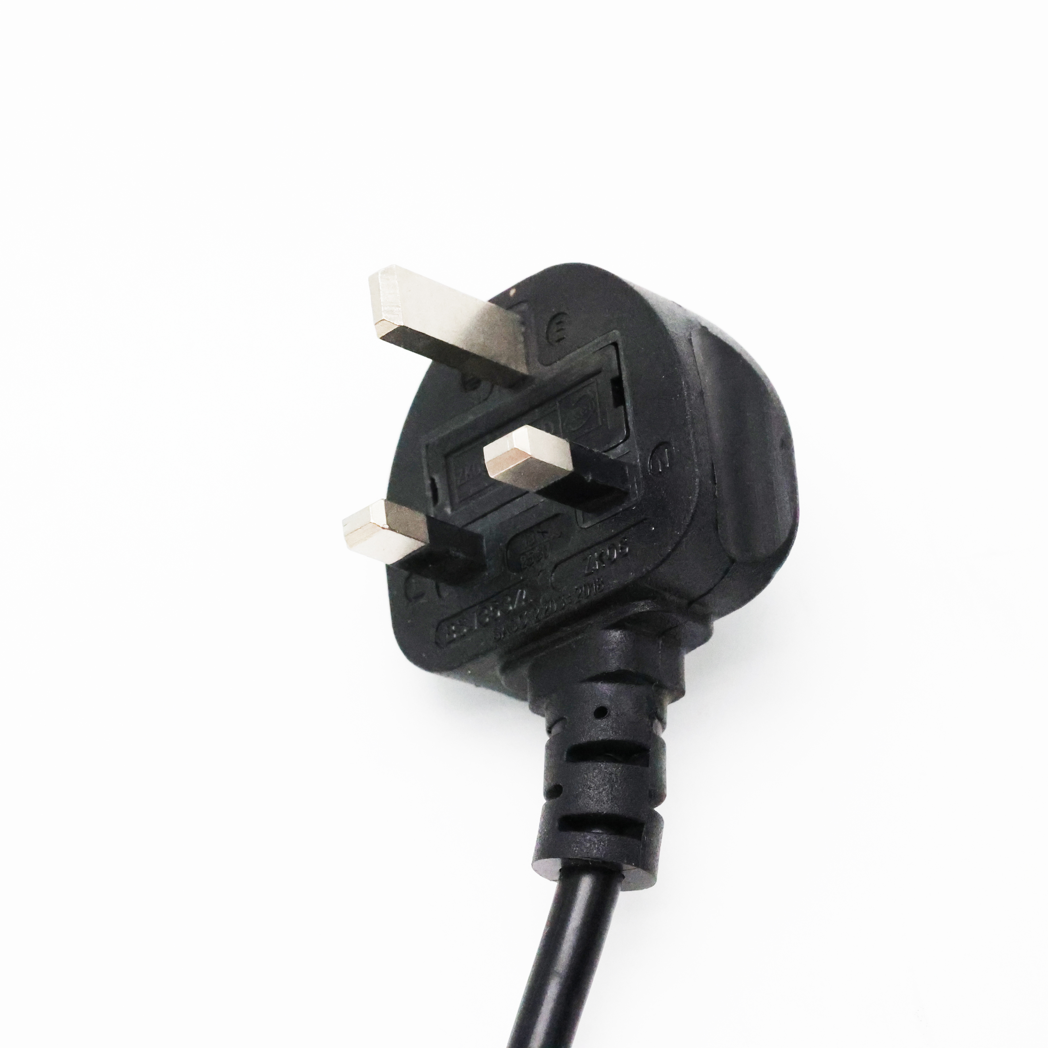 Copper 3 pin uk plug pc laptop computer monitor ac power cord cable for hair dryer power cable