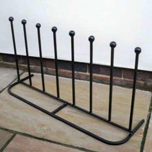 4Pairs Boots Holder Boot Stand Storage Steel Black Rack Living Room Furniture  metal boot shoe vertical standing rack organizer