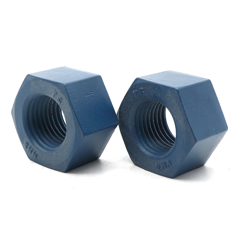 Manufacturer zinc plated stainless steel hex nuts fastener yellow zinc gold color m18 hex nuts