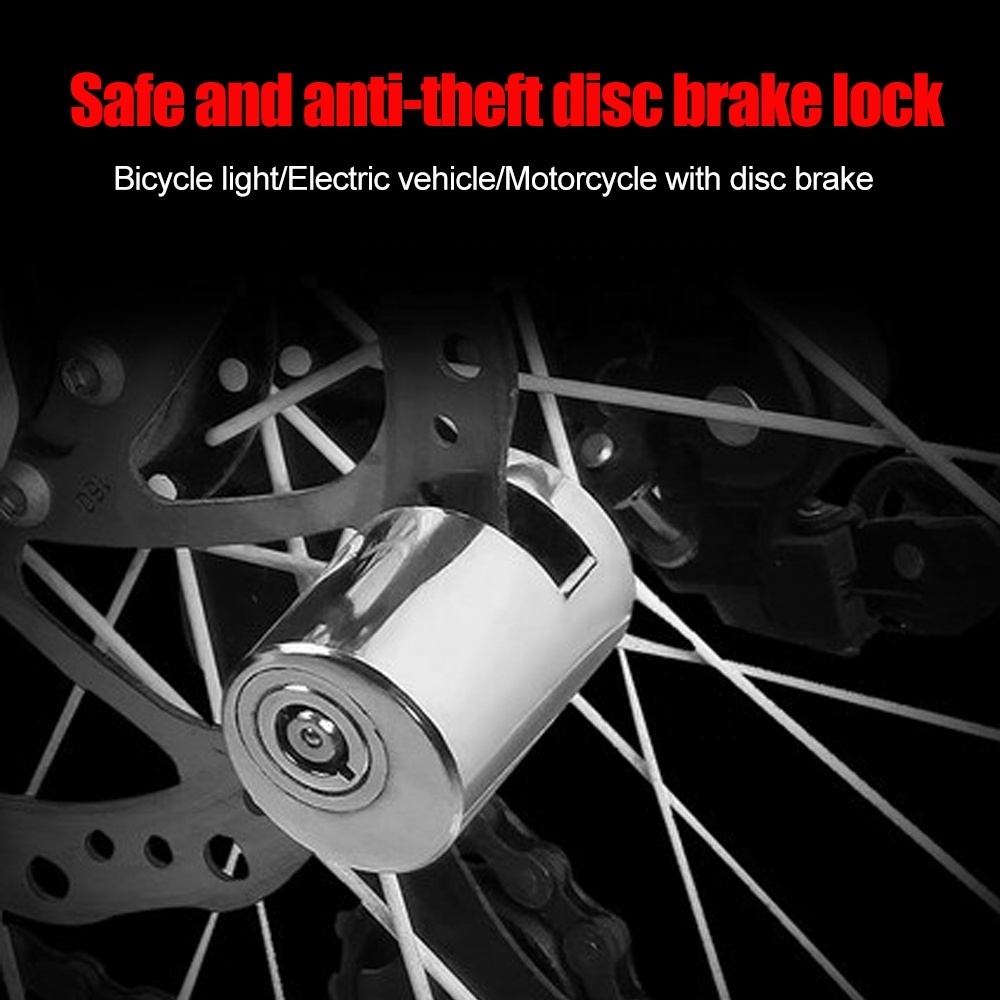 Bicycle Disc Brake Lock Anti-Theft Bicycle Waterproof Motorbike Bike Safety Anti-theft Wheel bicycle Lock