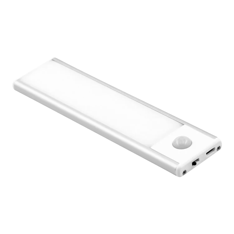 28 LED Aluminium Alloy USB Rechargeable Long Strip Sensor cabinet Light For Bedroom Closet light