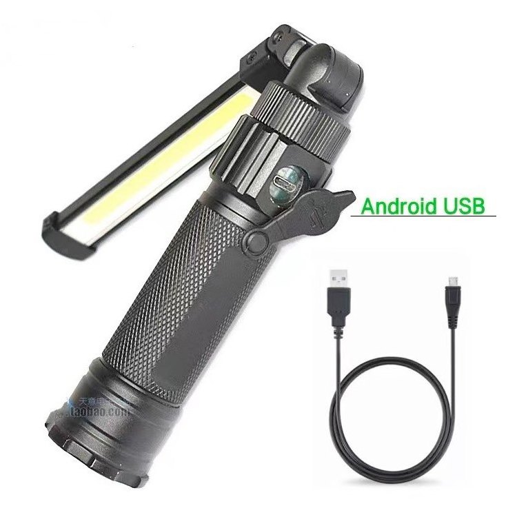 Clover Powerful Car Mechanic Work Light Rechargeable Magnetic Slim LED Work Light With 360 Degree Rotation flexible COB Light