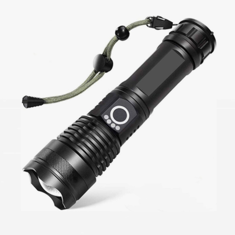 Clover XHP50 Most Powerful Flashlight 5 Modes Usb Zoom Torch Waterproof 3000 High Lumens USB Rechargeable Tactical Flashlights