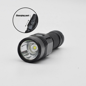 Clover small 18650 Torch Aluminum high power waterproof linternas recargables emergency rechargeable led Tactical flashlight