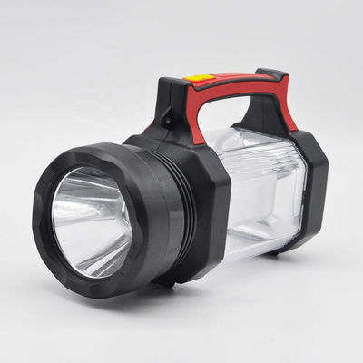 2in1 Portable Searchlight Hunting flashlight Super Bright output Power Bank USB Rechargeable led handheld spotlight