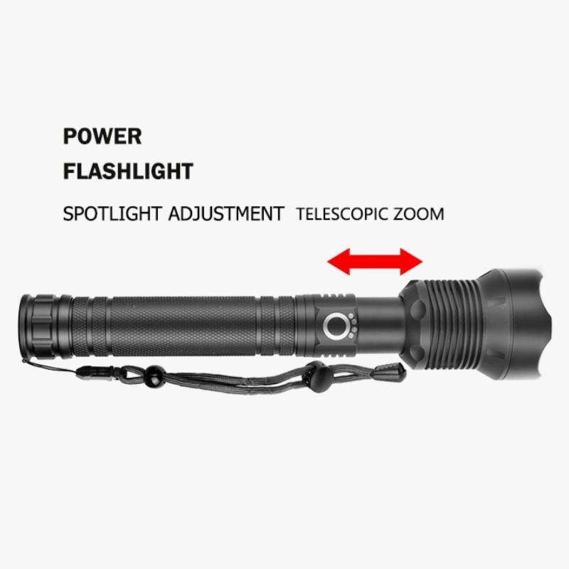 Clover 4000lumen XHP70 USB Rechargeable Powerful Tactical Led Flashlight Torch Camping 50 IP68 Aluminum Alloy Xhp50 Flashlight