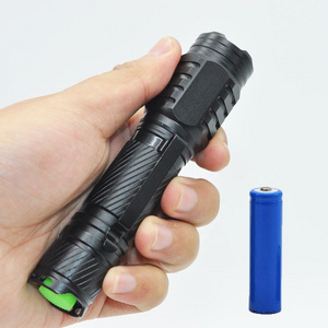 Clover Portable 18650 pocket Aluminum high power waterproof ledlinterna emergency rechargeable led Tactical flashlight