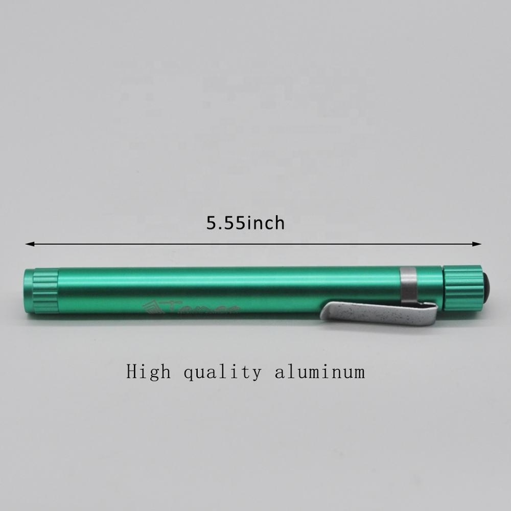 Clover Portable mini LED Flashlight Medical First Aid Pen Light  With Pupil Gauge Measurements Doctor Nurse Diagn