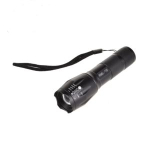 Rechargeable Torch / Flashlight T6 LED Aluminum for Outdoor 100 Meters Long Throw Type-c USB Built in 1200mah White Black 50 30