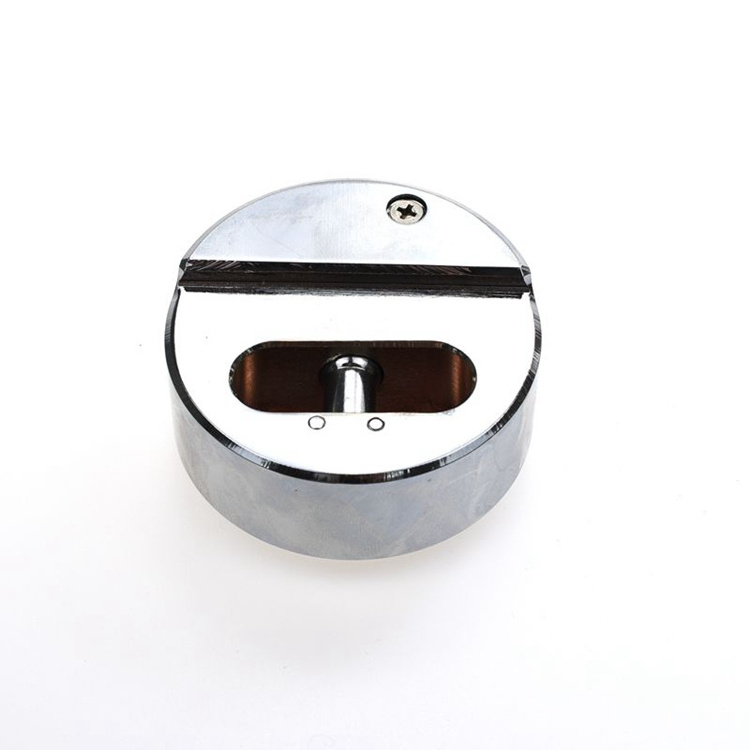 YH9600 73mm Round Stainless Steel L Van Security Hockey Puck Lock With Stainless Steel Hasp Padlock