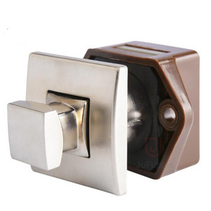 YH2073 Mini Push Lock Button Catch Lock Cupboard Door Knob Camper Caravan Motorhome RV Cabinet Drawer Push Latch