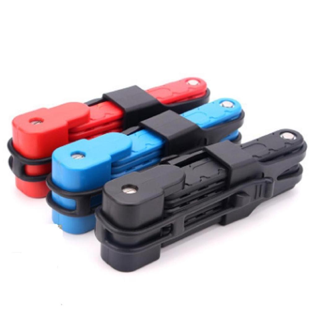 YH1098 Heavy Duty Anti Theft Bike Lock Foldable 4 Digital Bicycle Combination Lock Bike Key Safe Lock