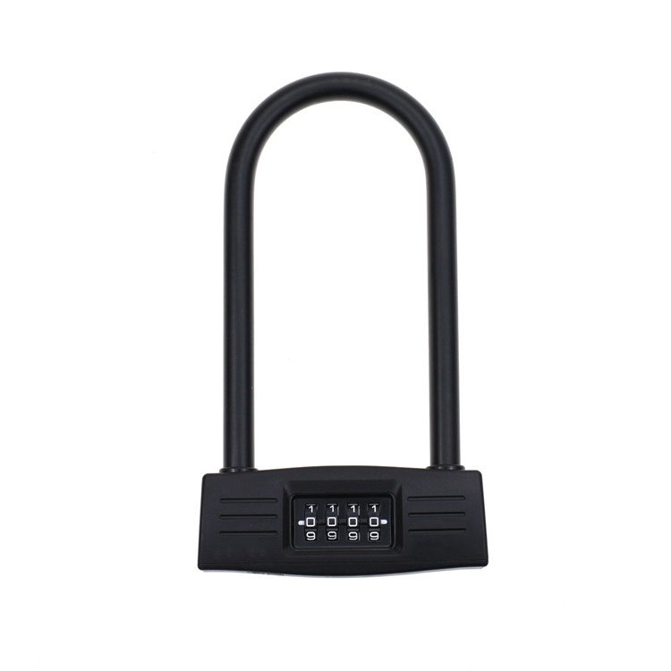 YH9223 High quality Anti theft Bike U Shape Lock Digital Combination Bicycle Lock