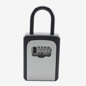 YH9217 Portable Lock Box for House Key Weatherproof Combination Lock box with Code for outdoor  Combo Door Locker