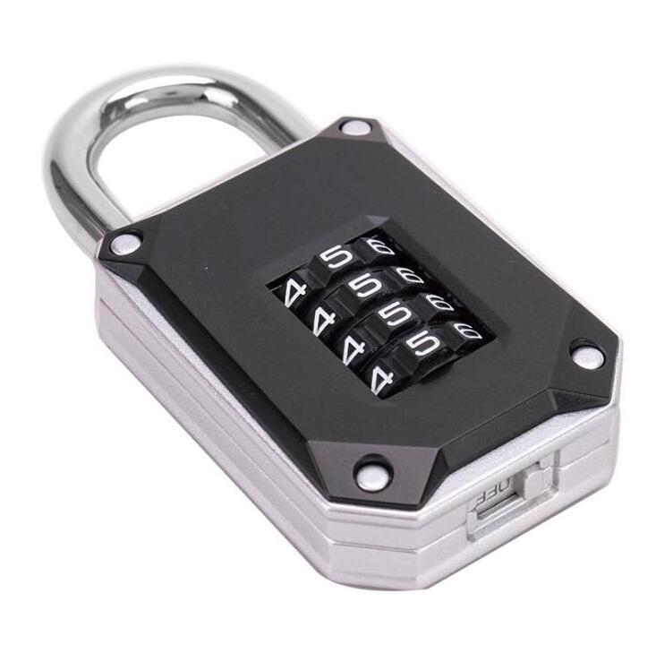 YH2147 Waterproof code padlock 4 digital lock for school and gym resettable combination padlock