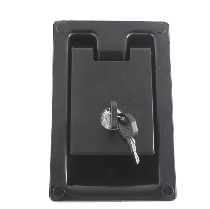 YH2162 Metal cabinet door handle lock/Stainless Steel Recessed Paddle Latch/Tool box handle lock