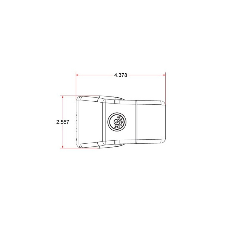 YH1788 Heavy Duty Aluminum Alloy Air Brake Gladhand Glad Hand Lock For Tractor Trailer