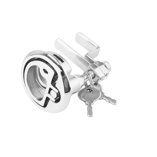 YH1746 Stainless Steel  316  Boat Turning Latches Lock  Marine Boat Lock Slam Latch Handle Flush Pull Latches Cam Lock