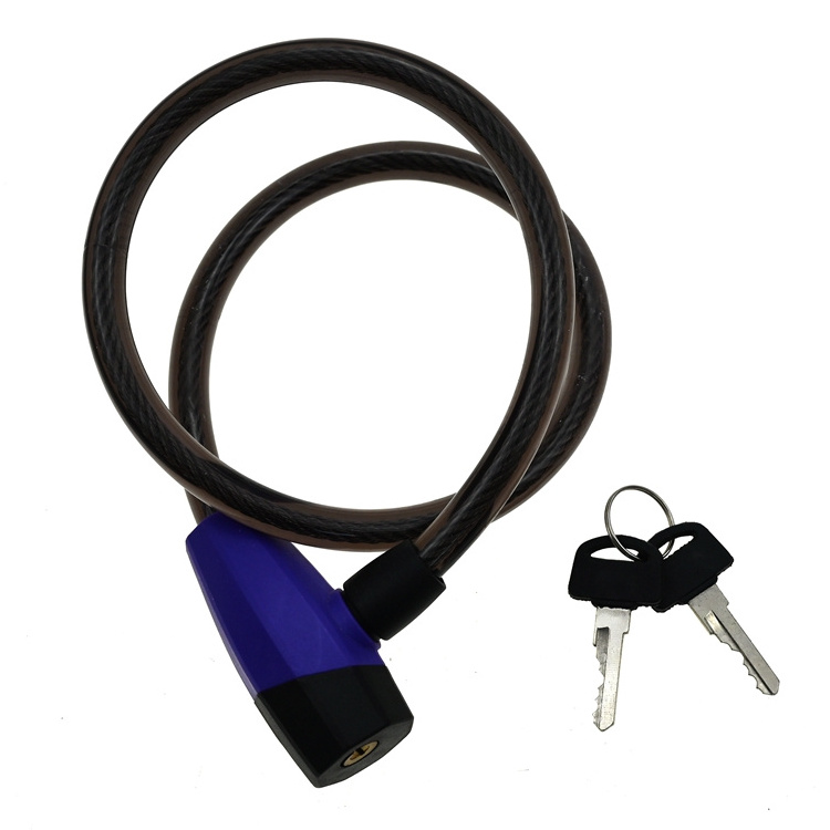 YH2243 Security Storage Bicycle Key Lock Wire Bike Lock Cable Lock