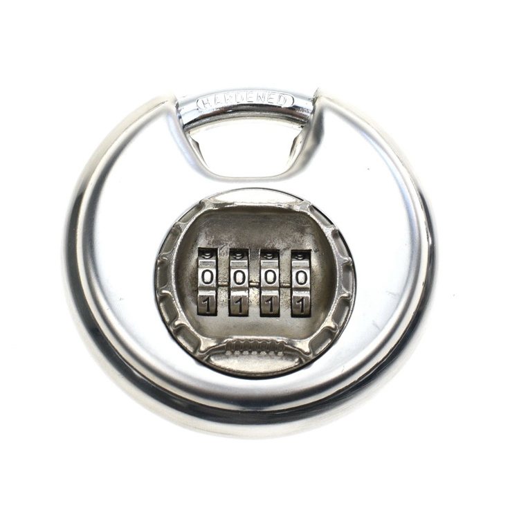 YH1808 Stainless steel anti-theft Heavy Duty High Safety Pad Locks Anti-theft Combination Disc Padlock