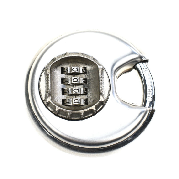 YH1808 Stainless steel anti-theft Heavy Duty High Safety Pad Locks Anti-theft Combination Disc Padlock