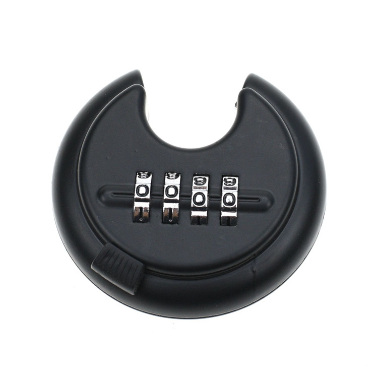 YH1808 Resettable Round Disc Combination Outdoor 4 Digit Combination Password Disc Padlock