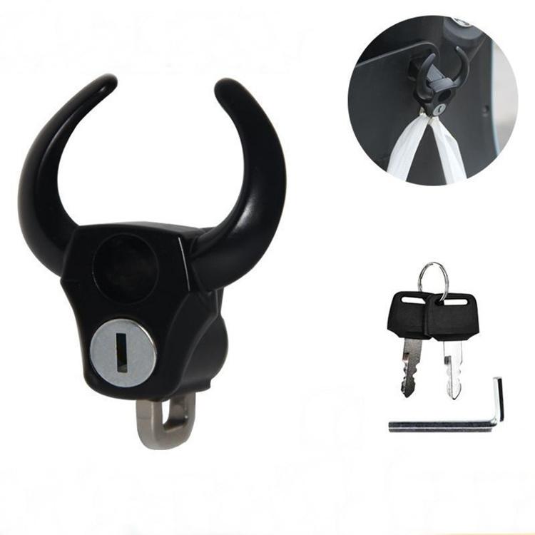 YH3232 Battery car cattle head helmet lock electric motorbike anti-theft lock mountain bike aluminium alloy locks