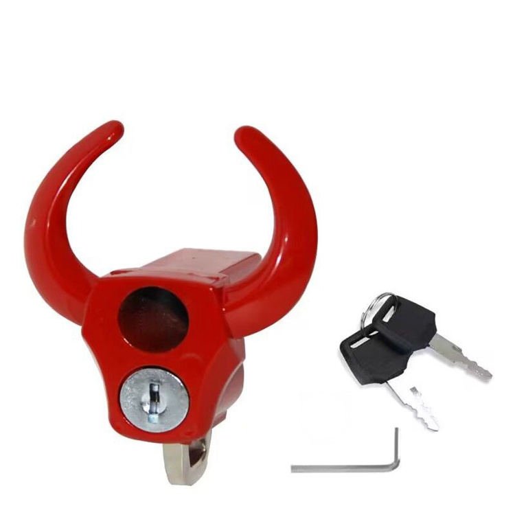 YH3232 Battery car cattle head helmet lock electric motorbike anti-theft lock mountain bike aluminium alloy locks