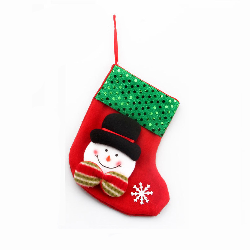 2021 Large Christmas Stocking Lovely Bags For Children Fireplace Christmas Decoration Gifts