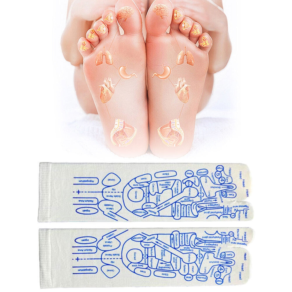 Low MOQ Wholesale Traditional Chinese Medicine Acupuncture Point Therapy Feet SPA Messaging Reflexology Socks