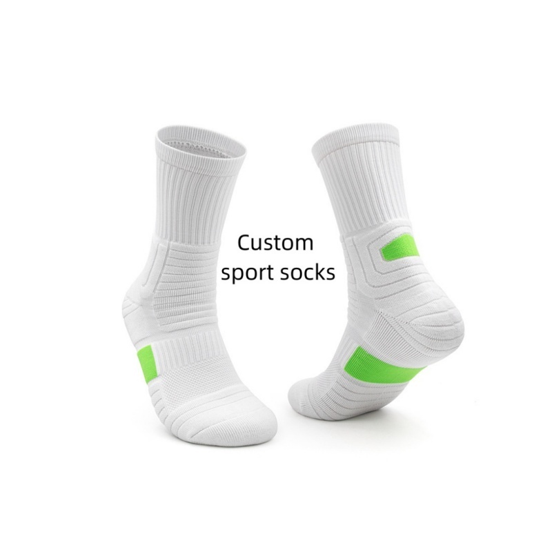 Factory Price cushioned custom design athletes socks cotton towel bottom compression sports socks custom logo