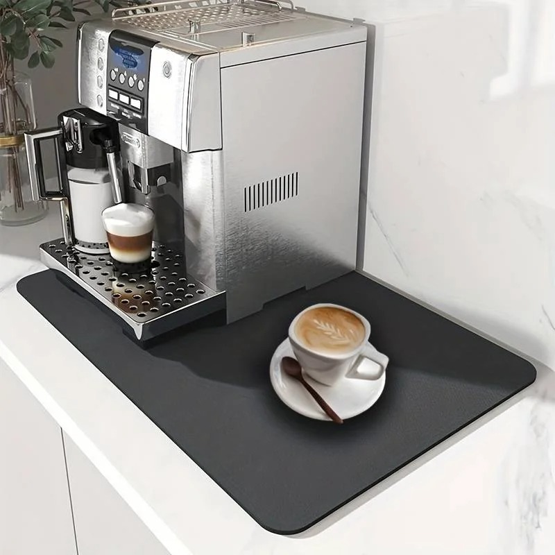 Tabletex Dish Drying Mats for Kitchen Counter Coffee Mat Fit Under Coffee Maker Coffee Pot Espresso Machine