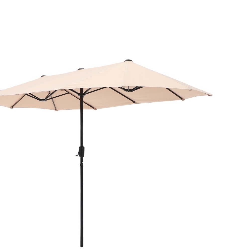 12 Ft 3m 8 Ribs Luxury Foldable Outdoor Yard Patio Cantilever Parasol Garden Umbrella