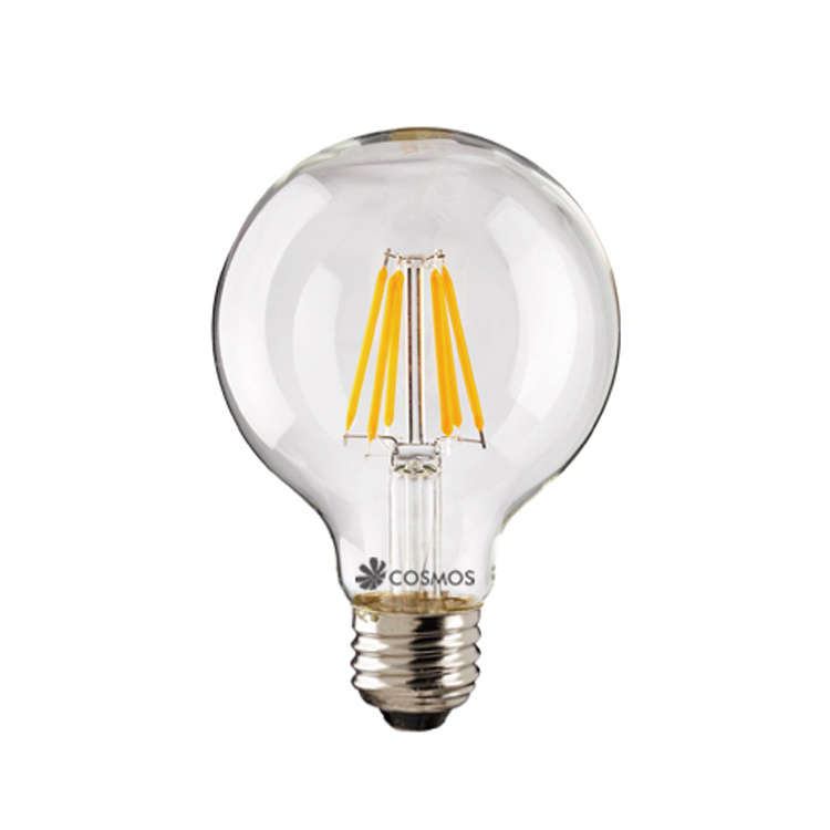 Warm white Edison bulb lights led filament bulb A60 4W 6W 8W led light led bulb for Outdoor String Lights